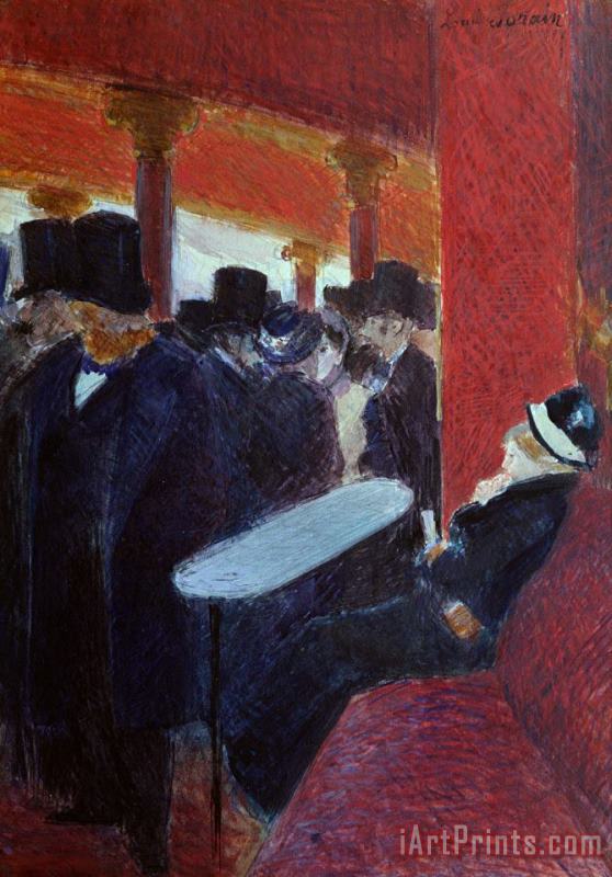 Jean Louis Forain At the Folies Bergeres Art Painting