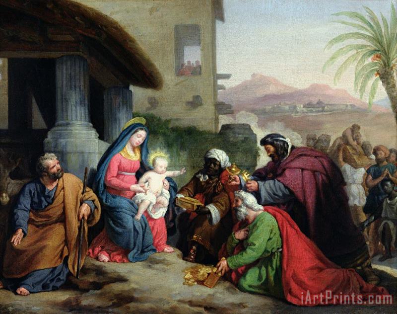 The Adoration of the Magi painting - Jean Pierre Granger The Adoration of the Magi Art Print
