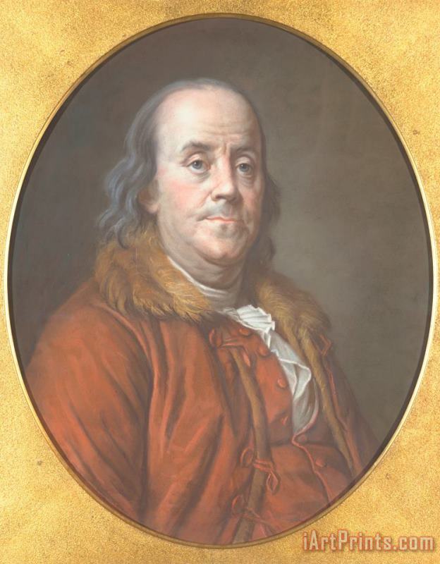 Jean Valade Benjamin Franklin Art Painting
