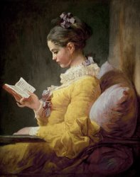 JeanHonore Fragonard Young Girl Reading