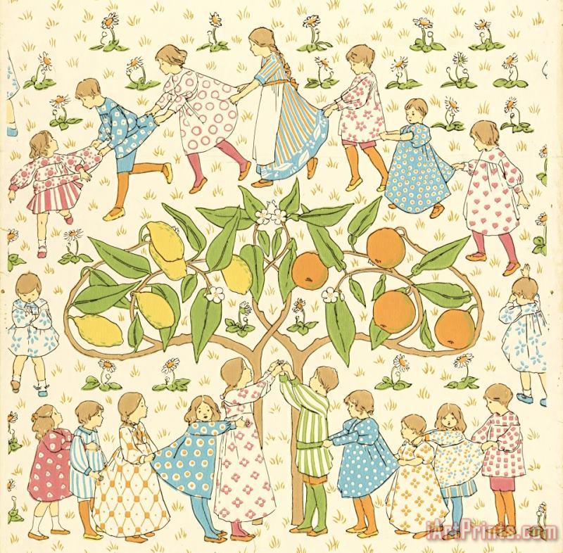 Oranges And Lemons Say The Bells of St. Clements painting - Jeffrey & Company Oranges And Lemons Say The Bells of St. Clements Art Print