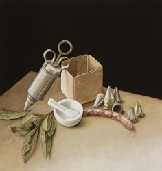 Jenny Barron Kitchen Geometry painting