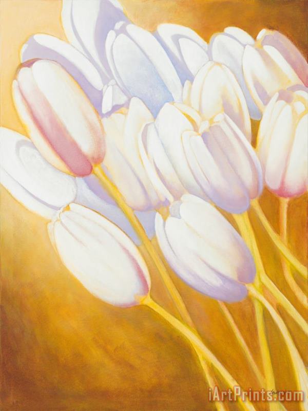 Tulips are People XII painting - Jerome Lawrence Tulips are People XII Art Print