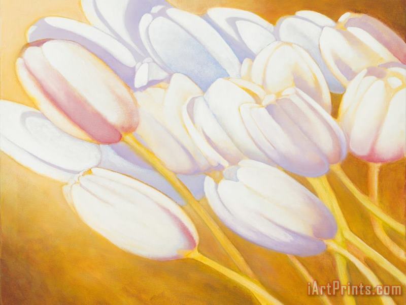 Jerome Lawrence Tulips are People XII h Art Painting