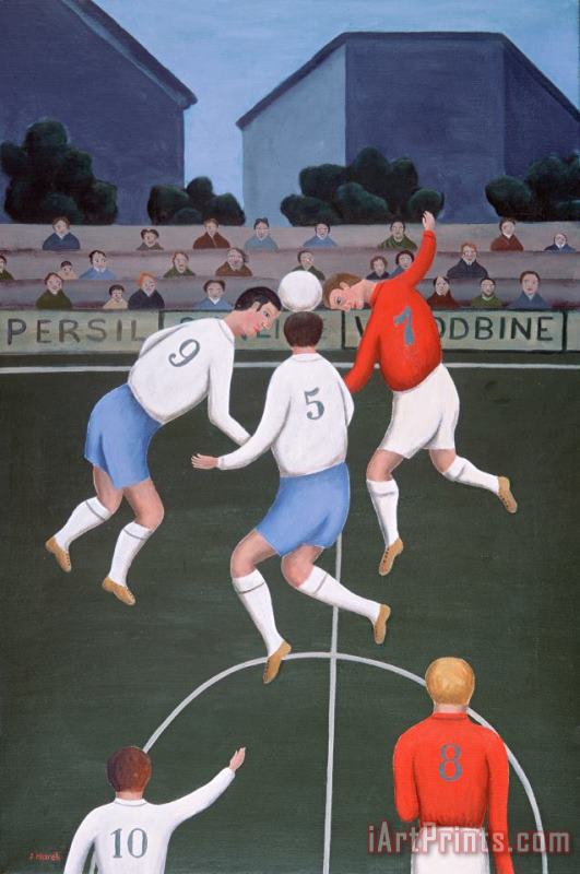 Football painting - Jerzy Marek Football Art Print