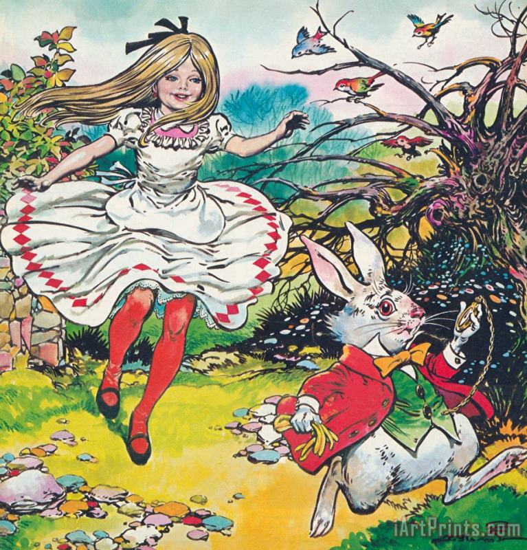 Alice In Wonderland painting - Jesus Blasco Alice In Wonderland Art Print