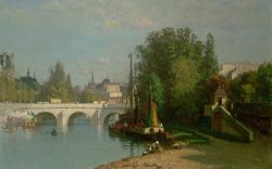 JJ Enneking Pont du Carrousel painting