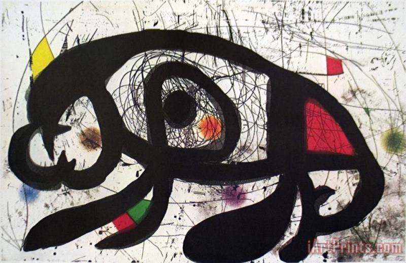 Joan Miro 1979 at Pace Columbus Art Print