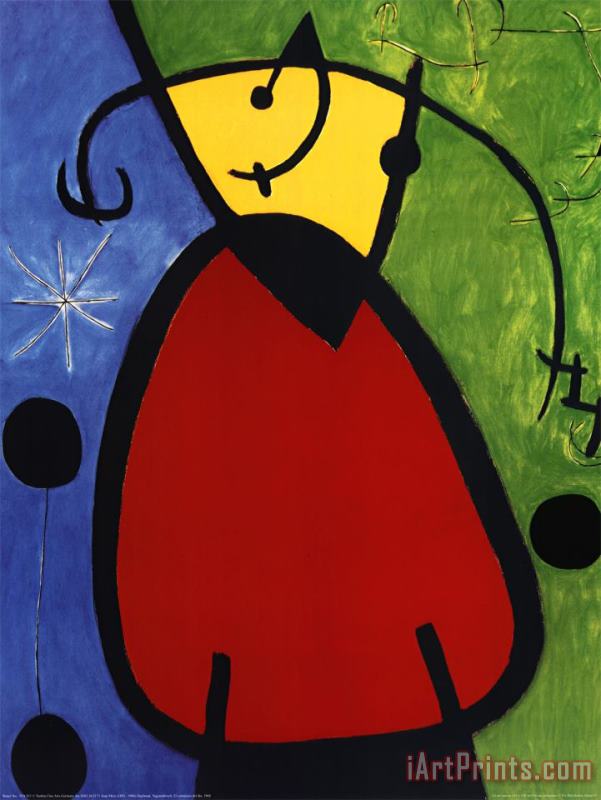 Joan Miro Daybreak Tagesanbruch 1968 Art Print
