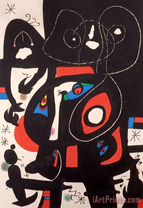 La Metamorphose, 1978 painting - Joan Miro La Metamorphose, 1978 Art Print