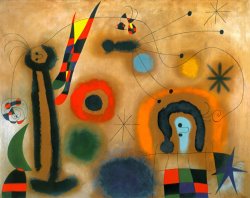 Joan Miro Libelle Mit Roten Flugeln Eine Schlange Jagend