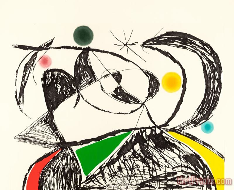 Joan Miro Mallorca Iii, 1973 Art Painting