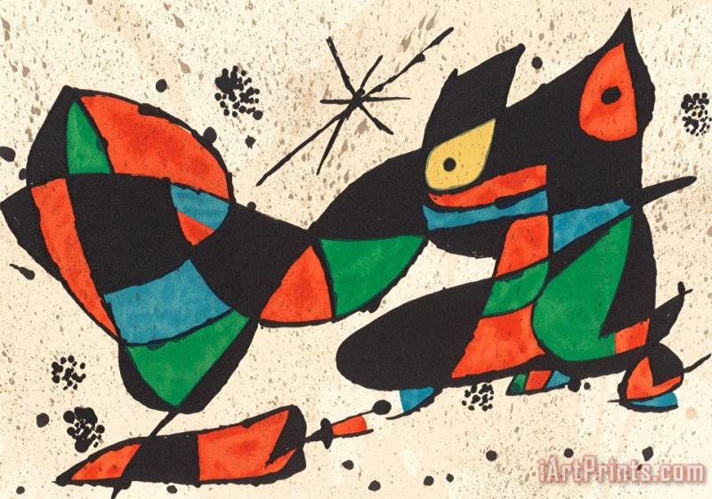 Joan Miro Obra Grafica, 1978 Art Print