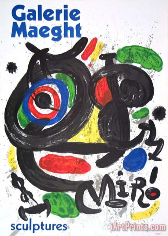 Joan Miro Sculptures Art Print