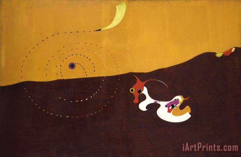 Joan Miro The Hare Paysage Le Lievre Autumn 1927 Art Print