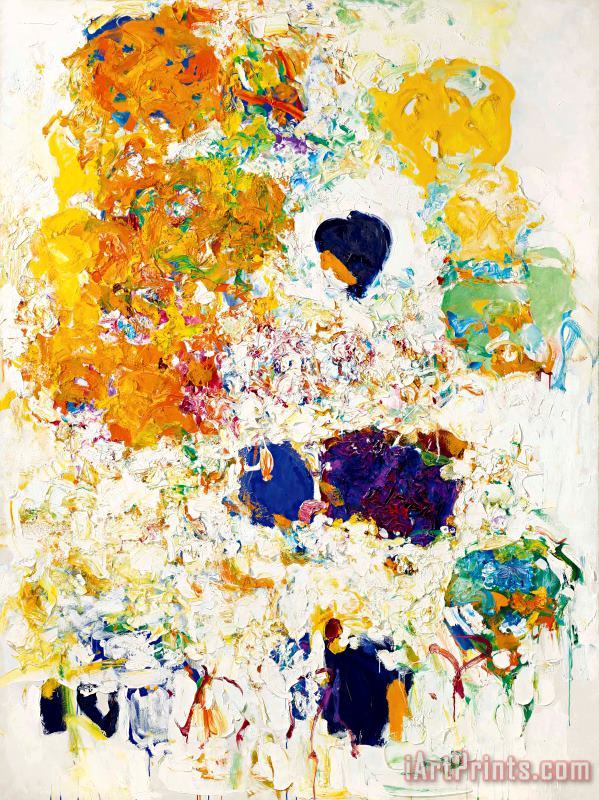 Blueberry, 1969 painting - Joan Mitchell Blueberry, 1969 Art Print