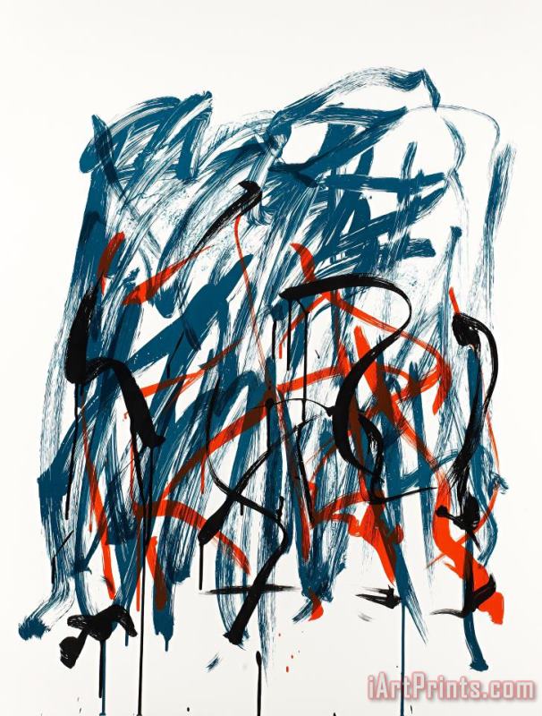 Joan Mitchell Brush, 1981 Art Painting