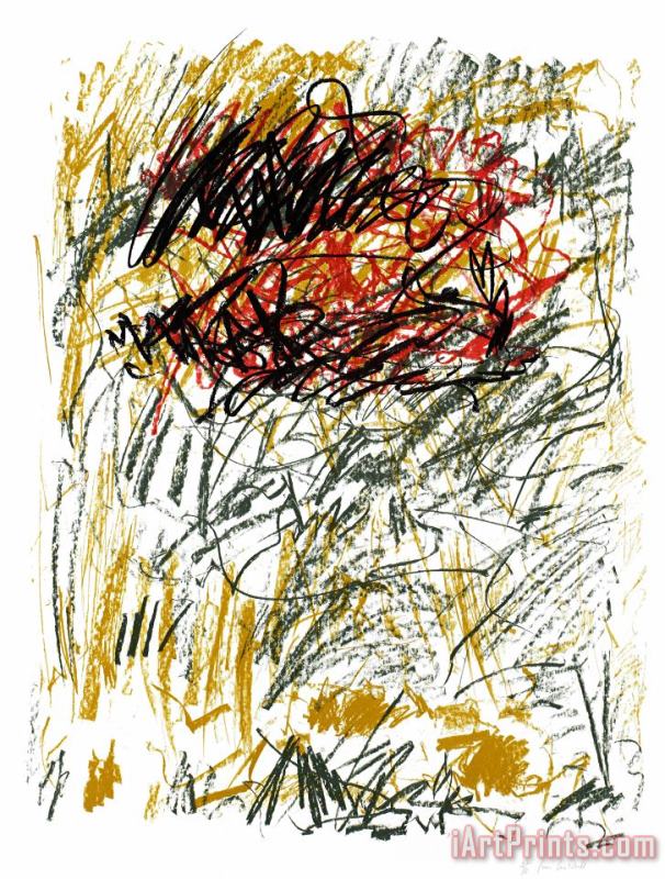 Joan Mitchell Flower III (from Bedford Series), 1981 Art Painting