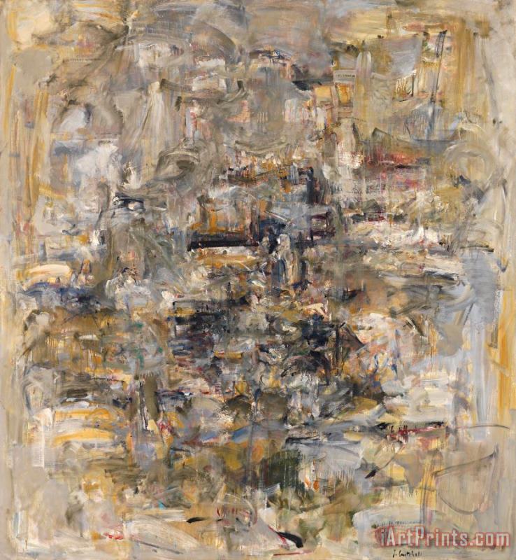 Number 12 painting - Joan Mitchell Number 12 Art Print