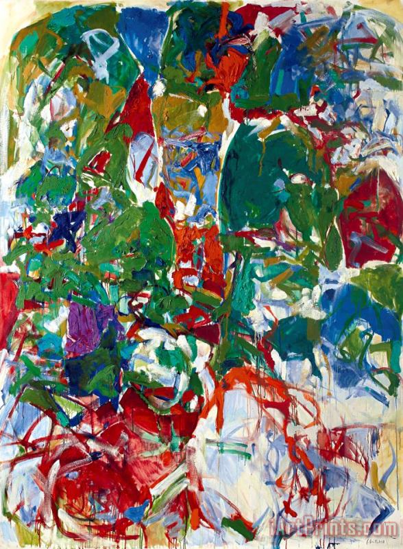 Russian Easter, 1967 painting - Joan Mitchell Russian Easter, 1967 Art Print