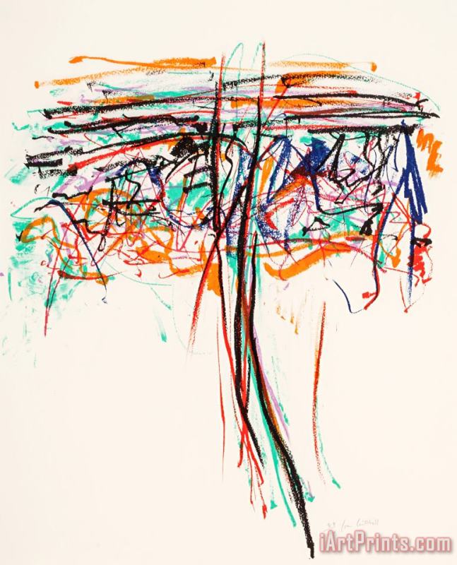 Joan Mitchell Tree Ii, 1992 Art Painting