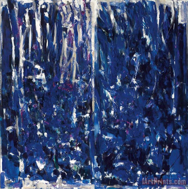 Une Pensee Pour Zouka, 1976 painting - Joan Mitchell Une Pensee Pour Zouka, 1976 Art Print