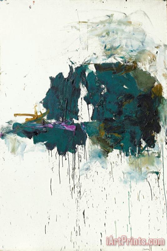 Joan Mitchell Violet Cypress, 1964 Art Painting