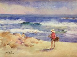 Joaquin Sorolla Boy on the Sand