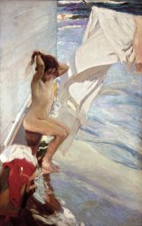 Joaquin Sorolla y Bastida Before Bathing