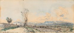Johan Barthold Jongkind La Route De Balbins, La Cote Saint Andre ( Recto ; Verso ), 1885