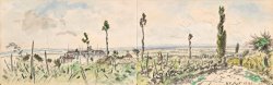Johan Barthold Jongkind Paysage Aux Environs De La Cote Saint Andre ( Recto ; Verso ), 1881