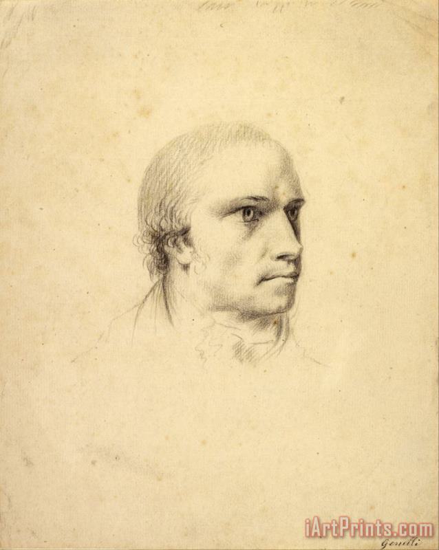 Johann Heinrich Wilhelm Tischbein Portrait of Antonio Canova Art Print