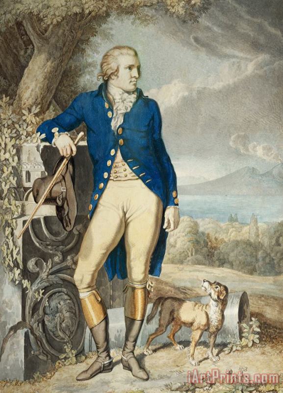 Johann Heinrich Wilhelm Tischbein Portrait Of Johann Wolfgang Von Goethe In The Country Art Painting