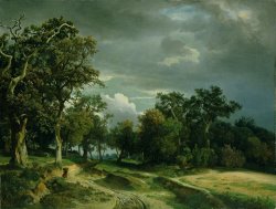 Johann Wilhelm Schirmer The Path on the Edge of the Wood painting