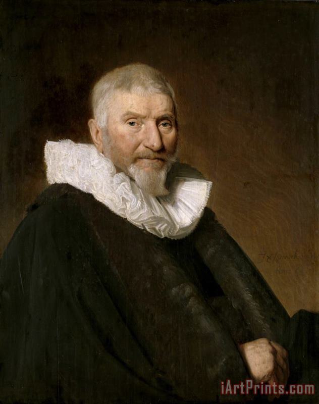 Johan Van Schoterbosch (ca. 1564 1654). Councillor And Alderman of Haarlem painting - Johannes Cornelisz. Verspronck Johan Van Schoterbosch (ca. 1564 1654). Councillor And Alderman of Haarlem Art Print
