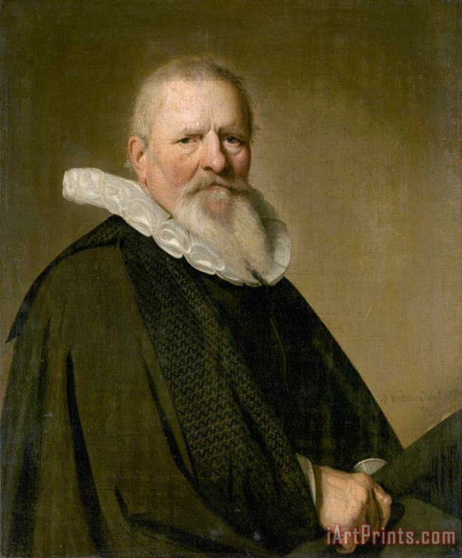Johannes Cornelisz. Verspronck Pieter Jacobsz Schout (1570 1645), Burgomaster of Haarlem Art Painting