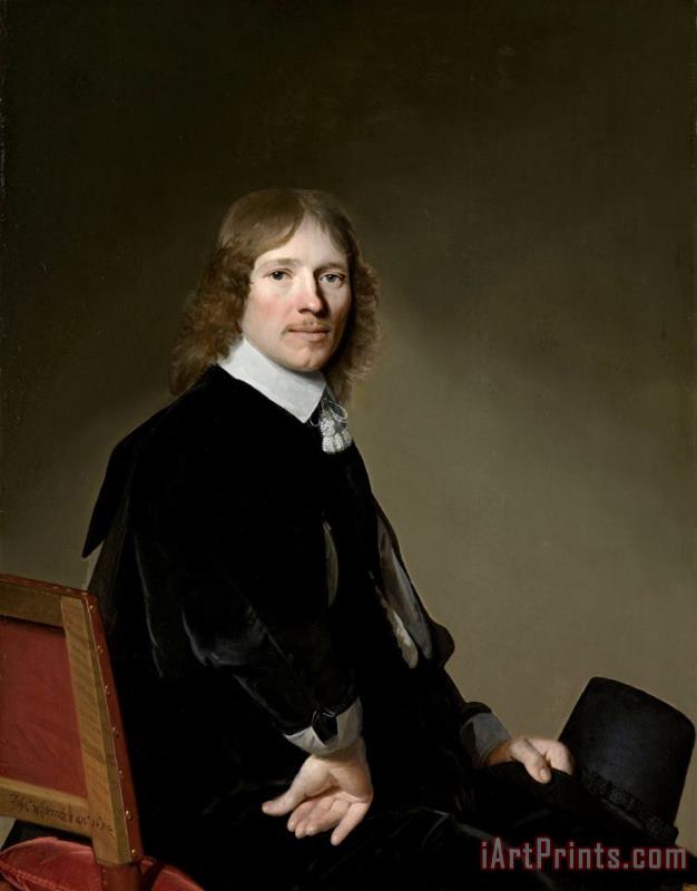 Johannes Cornelisz. Verspronck Portrait of Eduard Wallis Art Painting