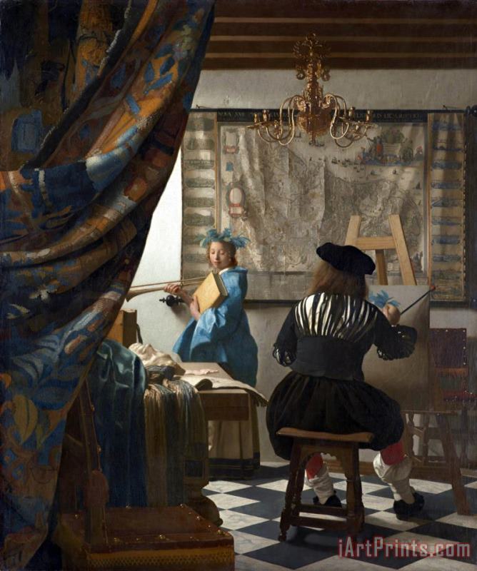 Johannes Vermeer The Art of Painting Art Painting