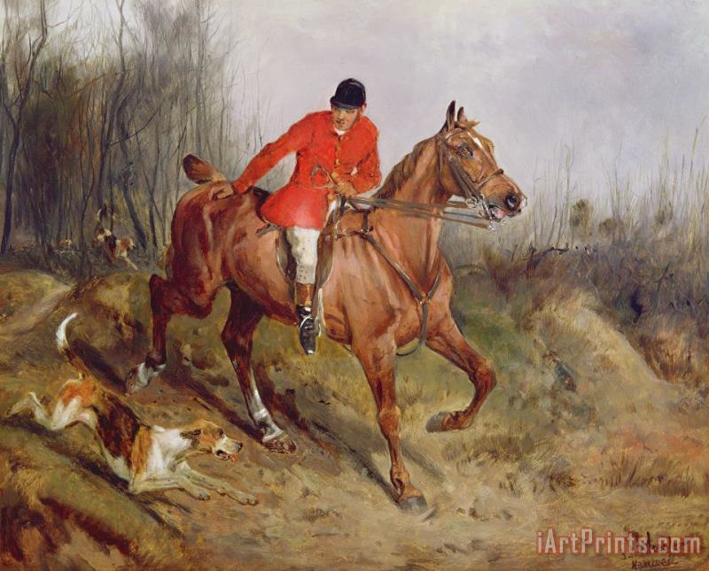 John Alfred Wheeler Hunting Scene Art Painting