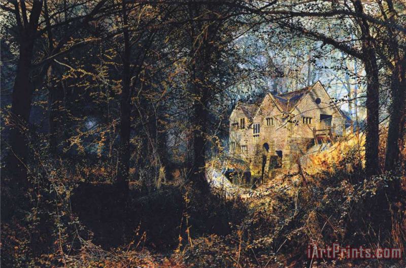 John Atkinson Grimshaw Autumn Glory Art Painting