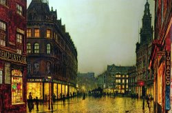 John Atkinson Grimshaw Boar Lane