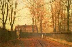 John Atkinson Grimshaw Going to Church painting