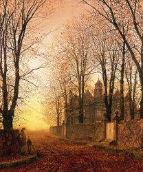 John Atkinson Grimshaw In the Golden Olden Time