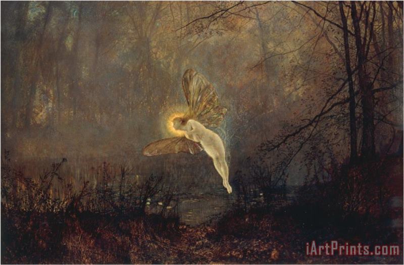 John Atkinson Grimshaw Midsummer Night Or Iris 1876 Art Painting