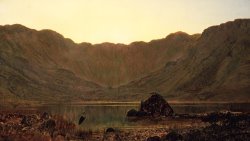 John Atkinson Grimshaw Mountain Solitude 1885 painting