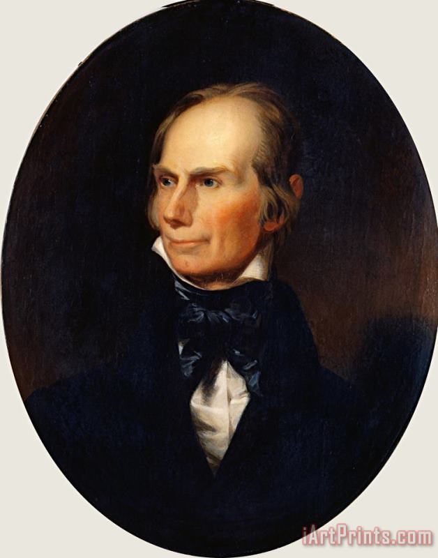 Portrait of Henry Clay (1842) painting - John B. Neagle Portrait of Henry Clay (1842) Art Print