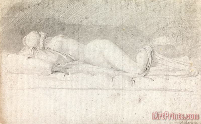 John Brown Study of The Hermaphrodite Art Print