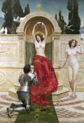 John Collier In the Venusburg painting