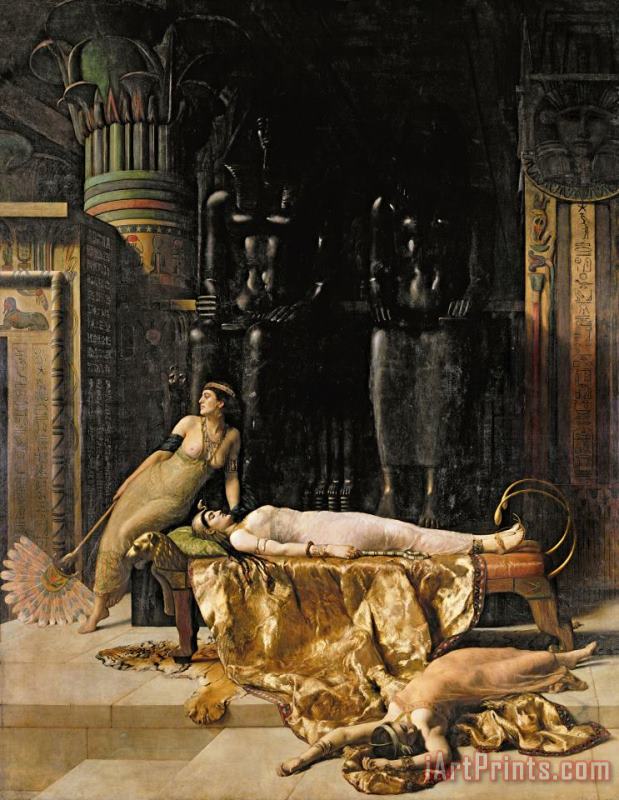 John Collier The Death of Cleopatra Art Print