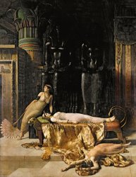 John Collier The Death of Cleopatra painting